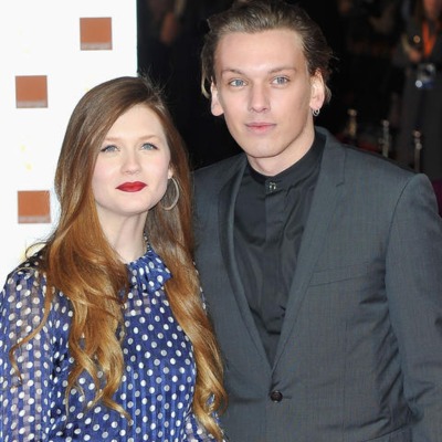 Bonnie Wright with her ex-fiance, Jamie Campbell.